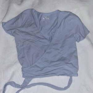 wrap tie in the back top